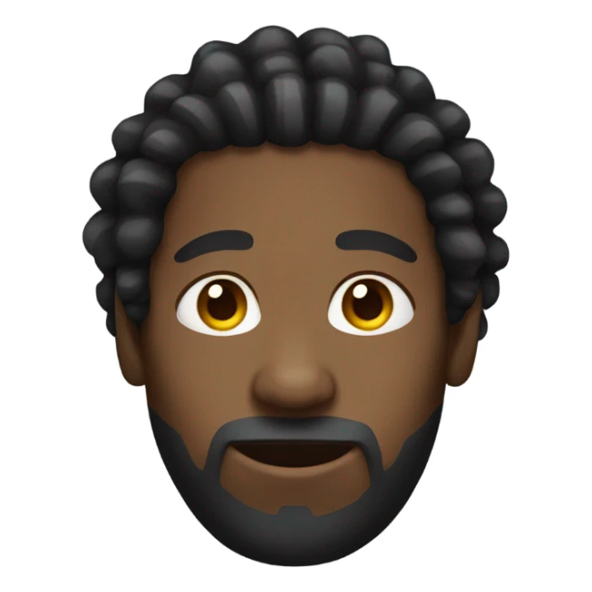 black man-dread locks-no facial hair sticker