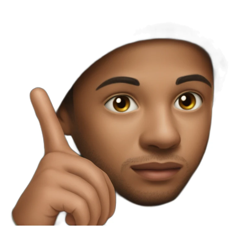 cool guy with backwards hat sticker