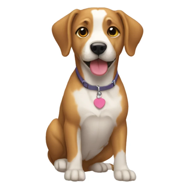 Now make  dog at a shelter sticker