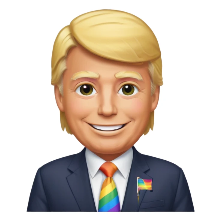 Trump homosexuel sticker