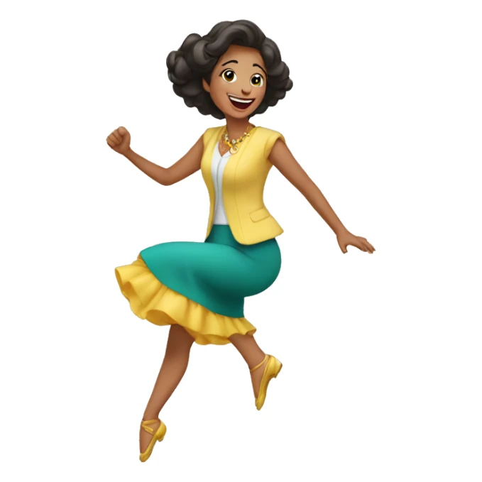 MAESTRA FELIZ bailando  sticker