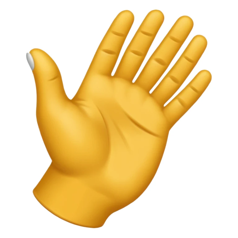Emoji de una mano pegándole a un culo  sticker