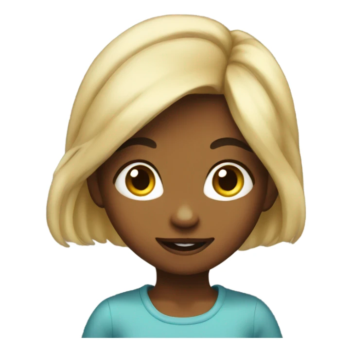 a sassy little girl sticker