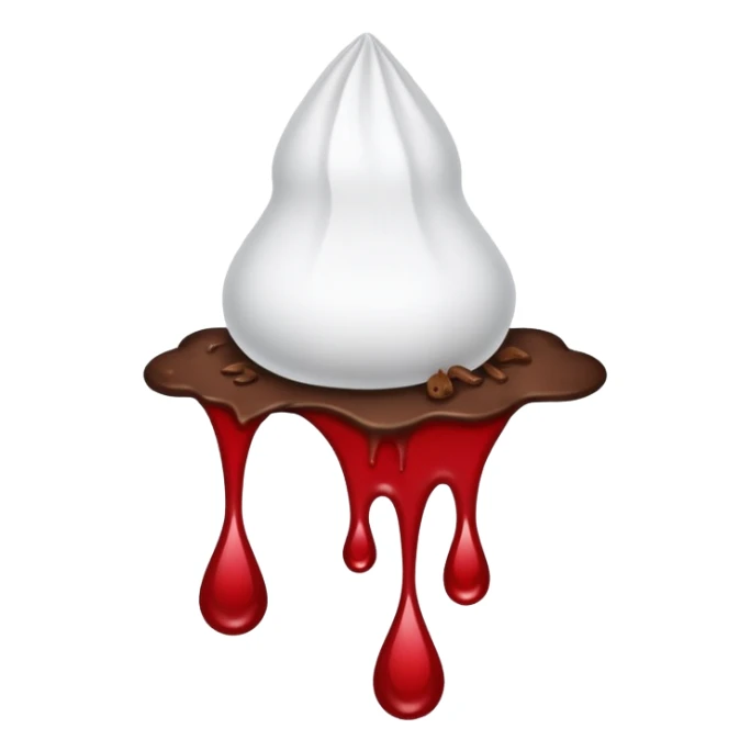 tampon + blood droplet + poop sticker