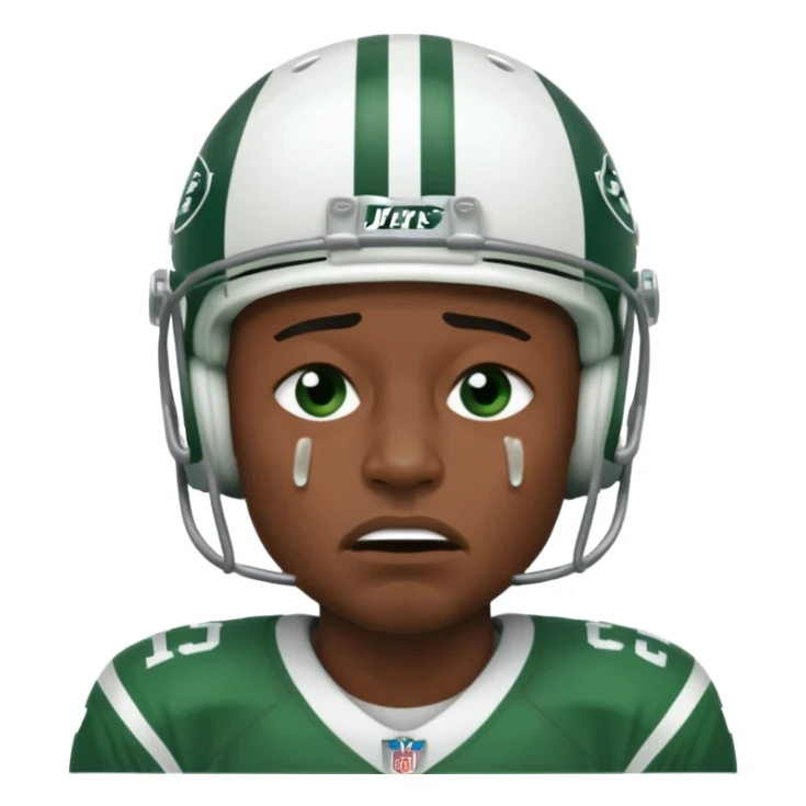 New York Jets being cry babies with tears  sticker