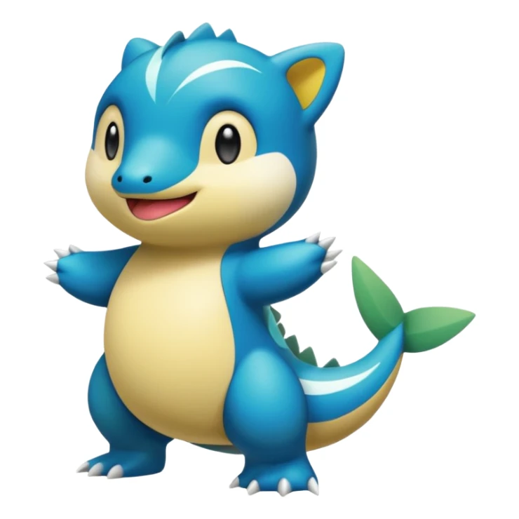 Totodile-Oshawott-Snivy-fusion  sticker