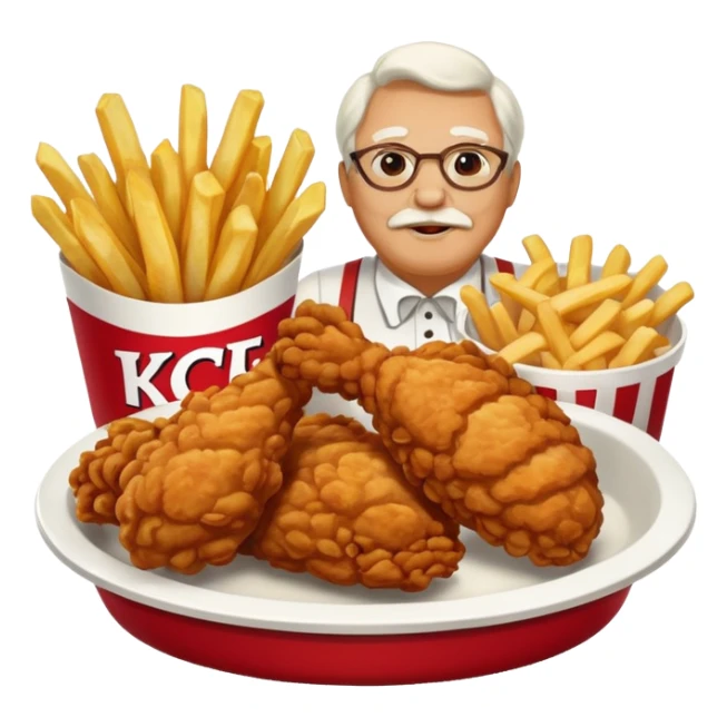 KFC meal sticker