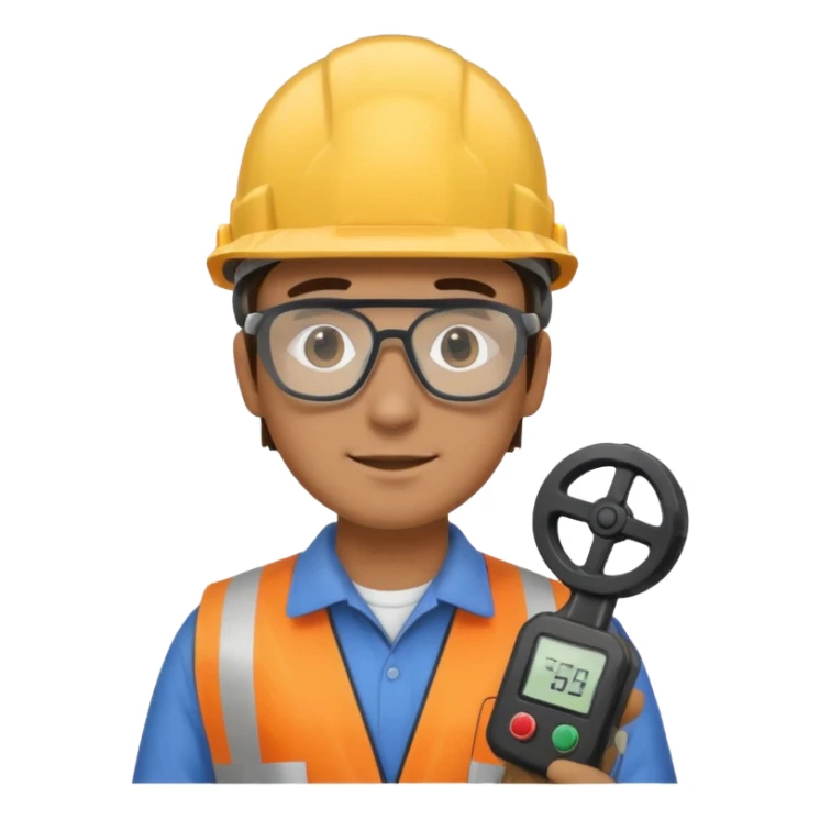 opérateur contrôle non destructif homme sticker