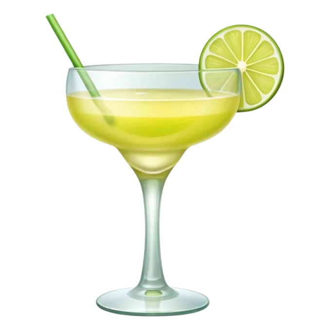 Mach mir einen Lime Sour Cocktail und nimm ein schönes glas -  das glas sollte aber nicht grün sein  sticker