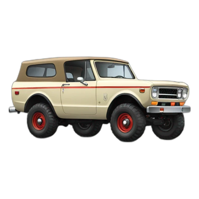 International harvester scout sticker