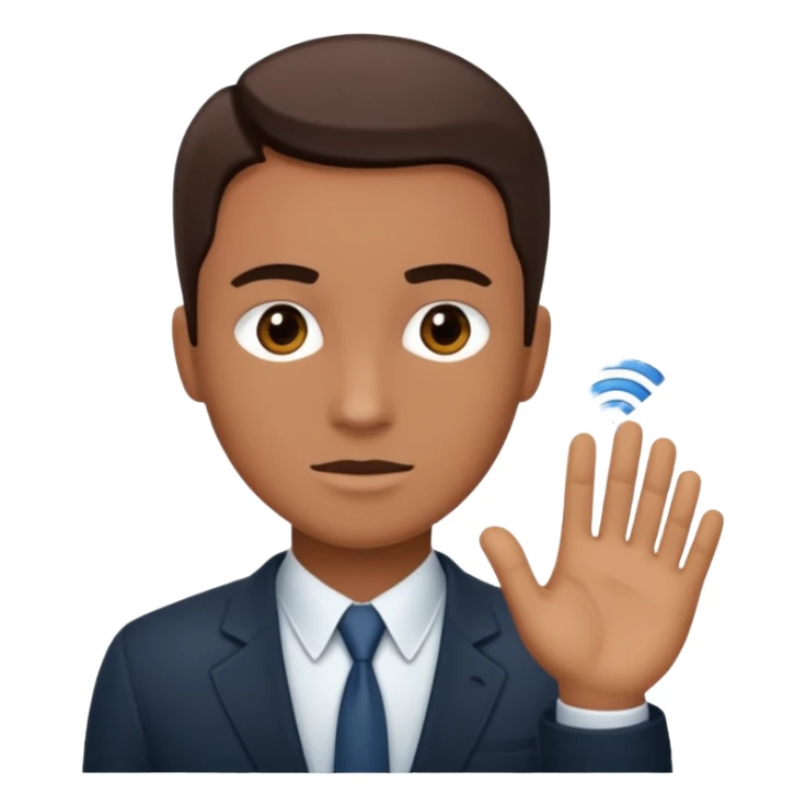 Can you create an image (VERY SIMPLE) of an agent and under it, have the text "Company Update Agent"? This will be overlayed onto my video to show that there is an agent working. Make it very simple and looks like it's great for backgrounds information sticker