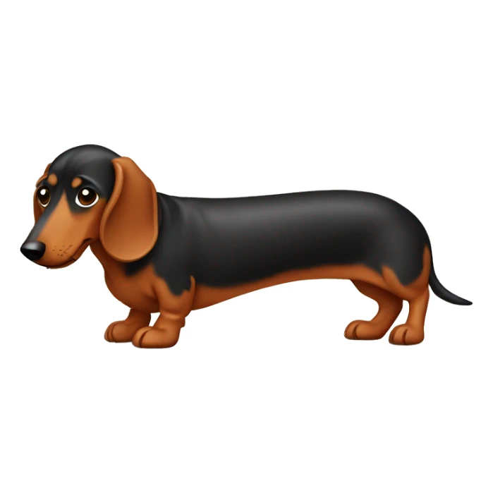 Sausage dog sticker