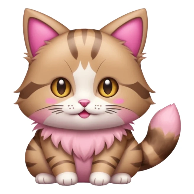Purugly-Glameow-fusion sticker