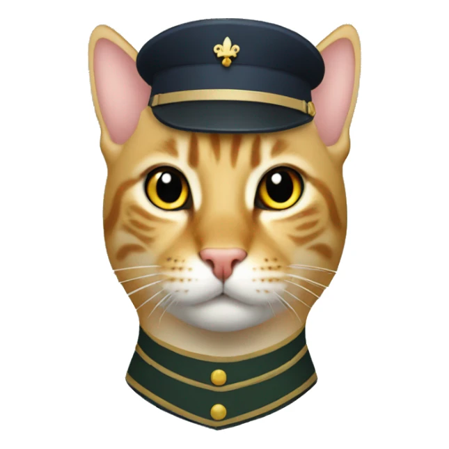Cat head Horse body Duck soldier sticker