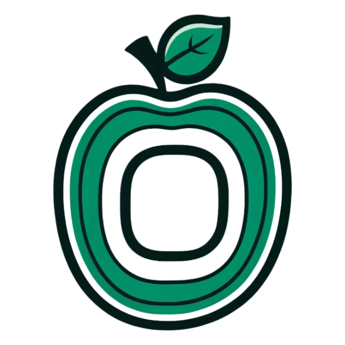 Sophisticated Mayan communication glyph, elegant Apple-inspired design, strictly white and dark forest green color palette, clean minimalist style sticker