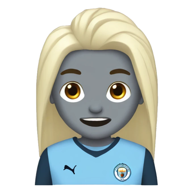 vampire with a Manchester City shirt sticker