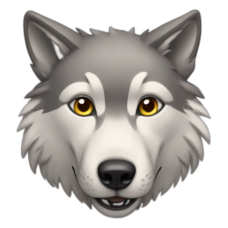 wolf sticker