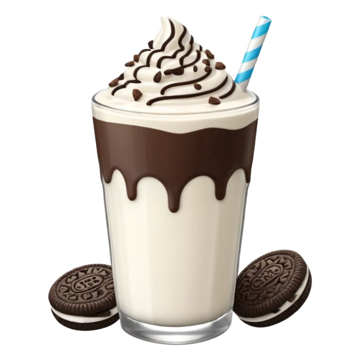 Oreo white smoothie and glaze on top  sticker