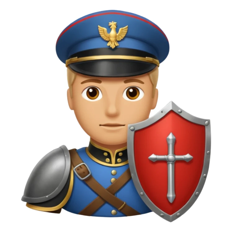 Big Shield Soldier sticker
