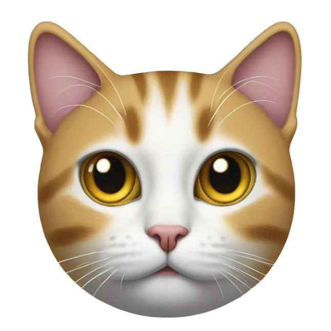 Cat with dollar sign in eyes sticker