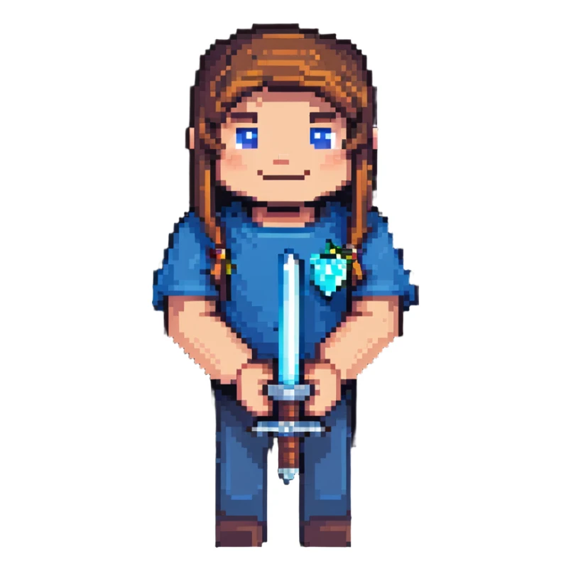 Garetr Garrison from Minecraft movie sticker