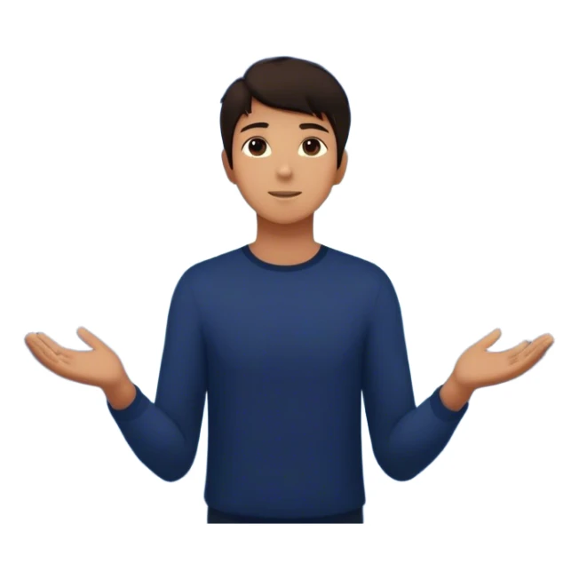 A young man stands in a vast, starry universe, surrounded by floating particles of light. Each particle represents a choice, a moment, a memory—his personal universe. He reaches out, touching one, knowing that everything he does stays in this space forever.  sticker