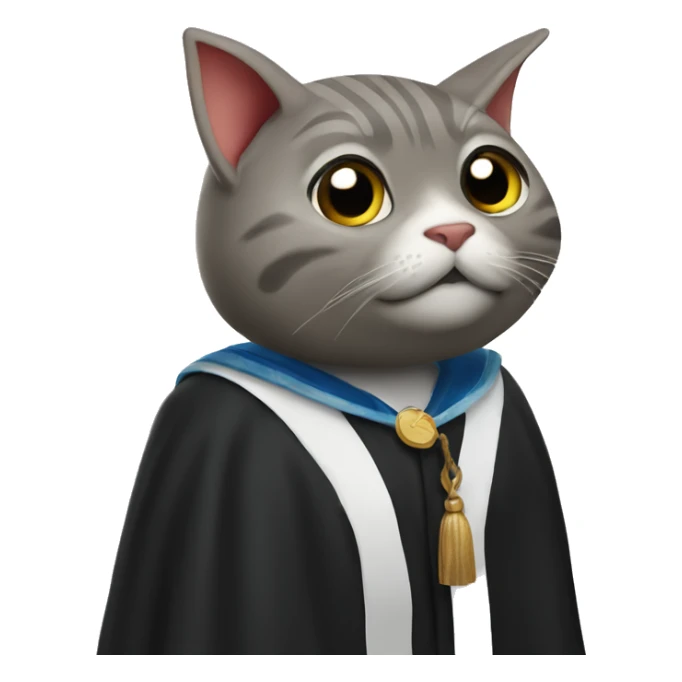 Tuna in judge robes sticker