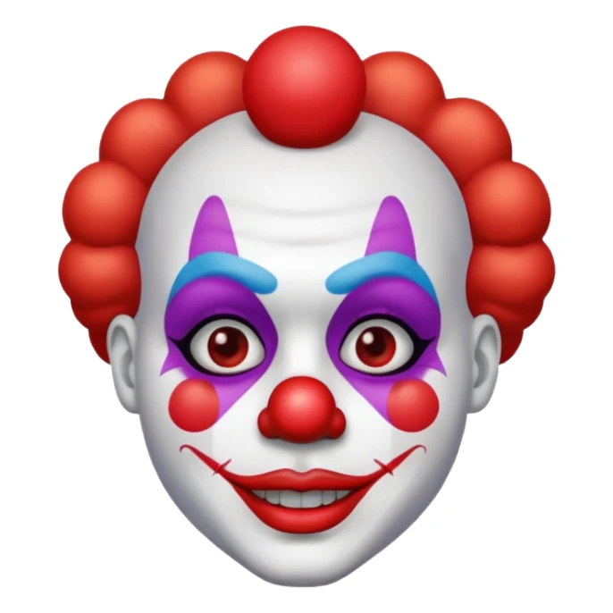 Clown sticker