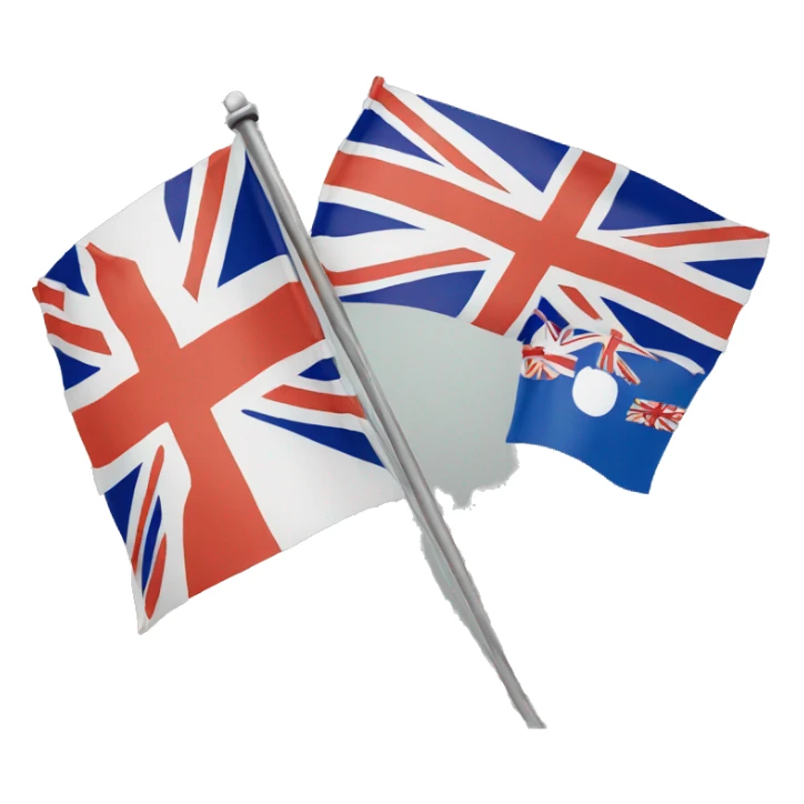 Indian flag and united kingdom flag sticker