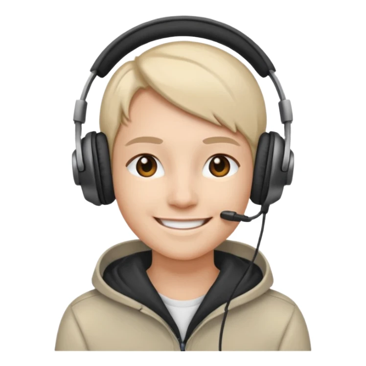 Una carita con audios sticker