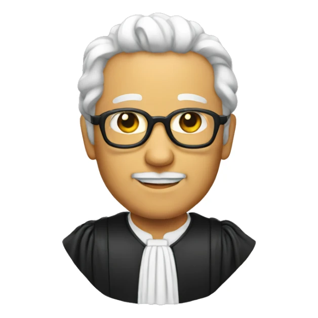 an icon of a  judge sticker