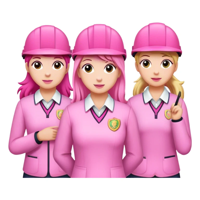 Pink pony club sticker