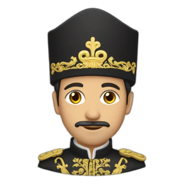 Orthodox Georgian, in national dress sticker