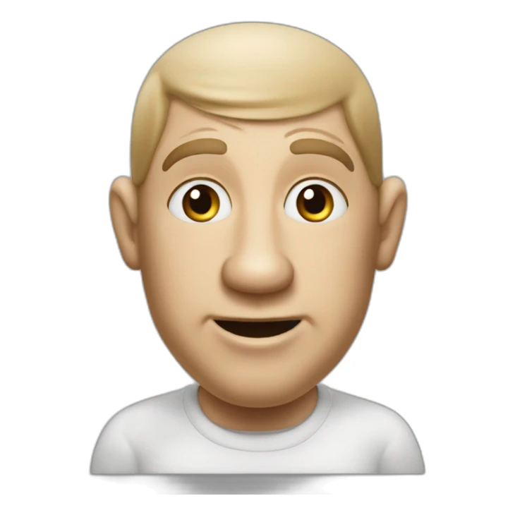 Curly joe of the three stooges sticker