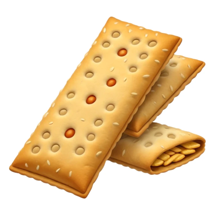 un tas de crackers aux graines sticker