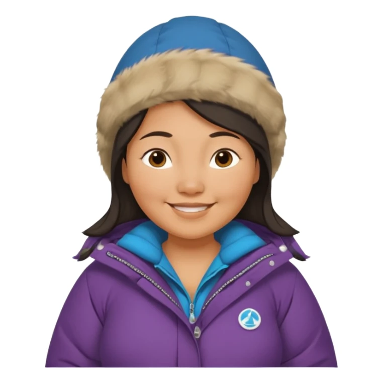 pregnant inuit woman sticker