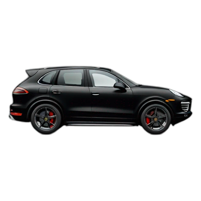 Porsche Cayenne Noir Tubo GT sticker