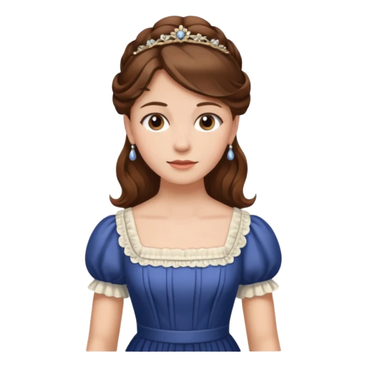 1900's european female sticker