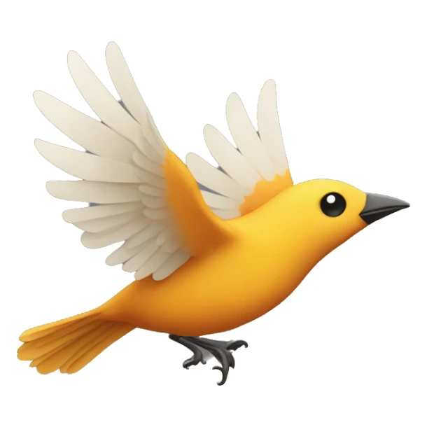 CREATE AN IMAGE OF A BIRD FLYING sticker