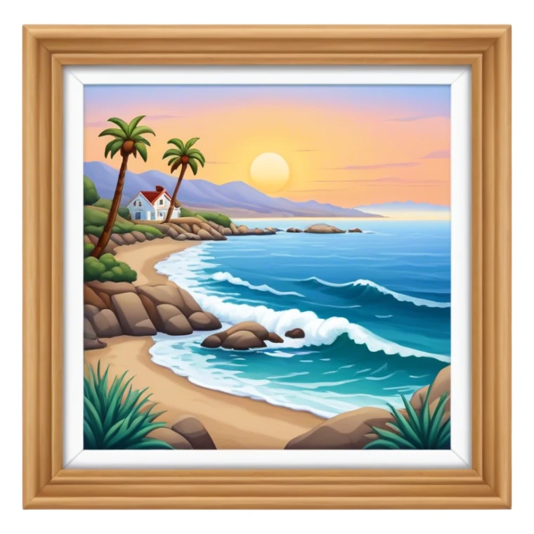 Wild, California, by the sea sticker