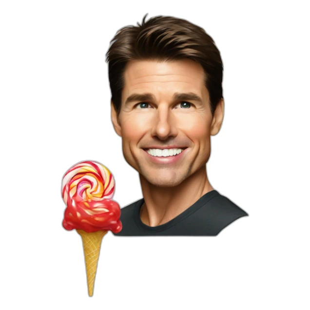 Tom cruise eating lollipop sticker