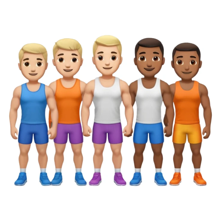 Gay men naked sticker