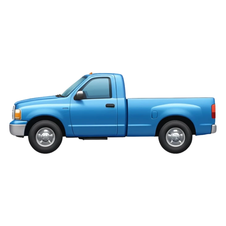 SINGLE Blue PICKUP TRUCK SIDE VIEW "EllisDon"  sticker