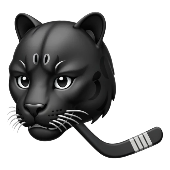 Panther hockey emoji sticker