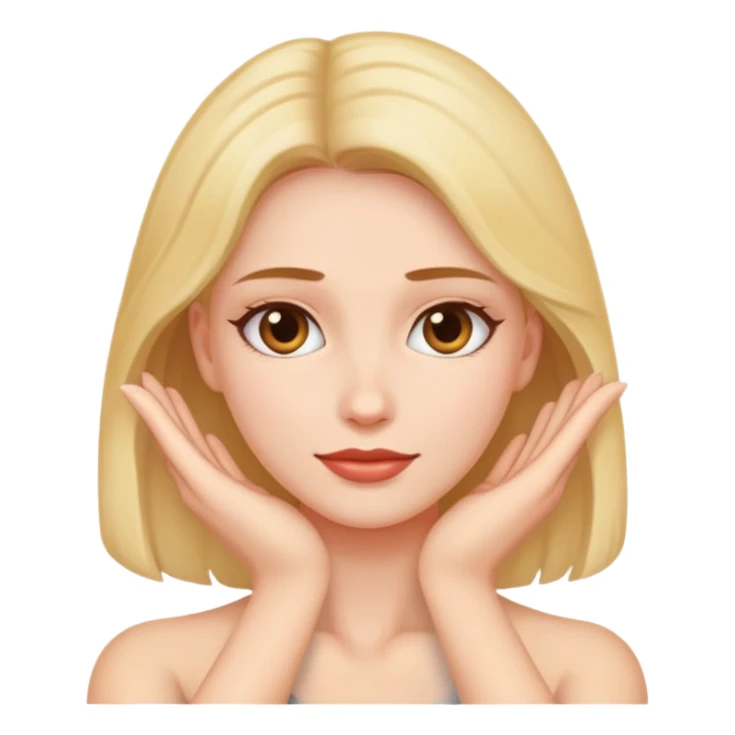 Woman’s hands around neck sticker