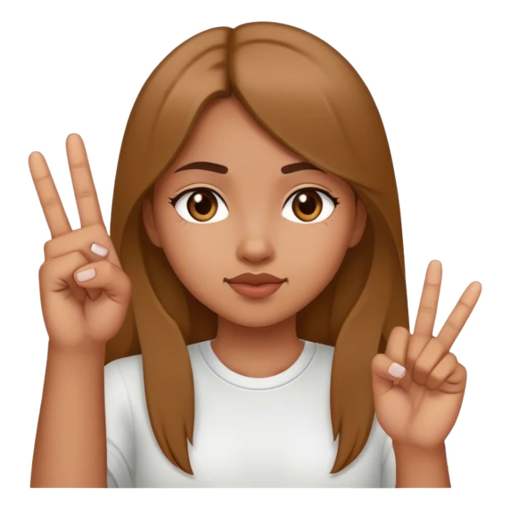 Girl with middle finger sticker