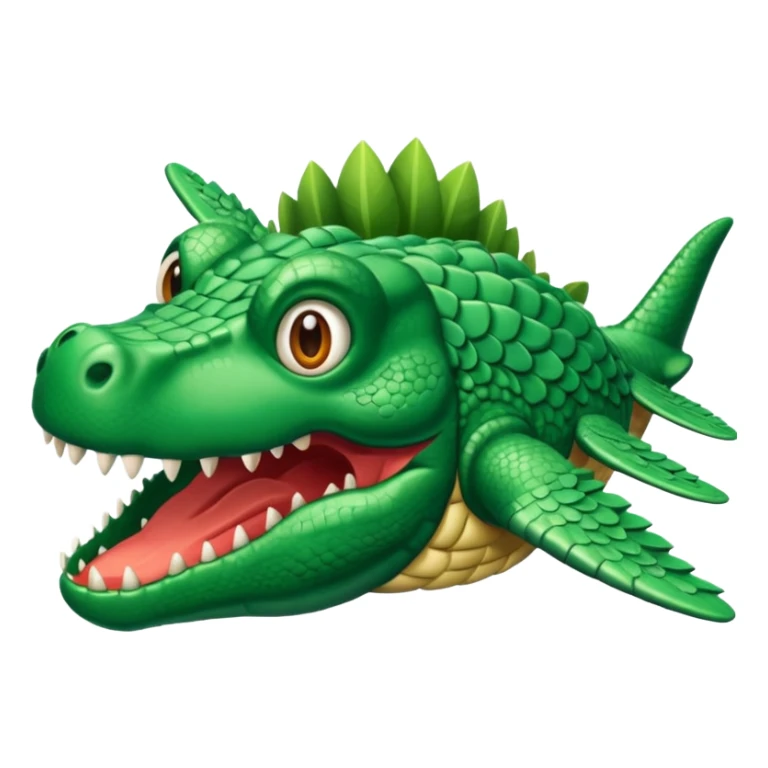 Hazme un avión con cabeza de cocodrilo sticker