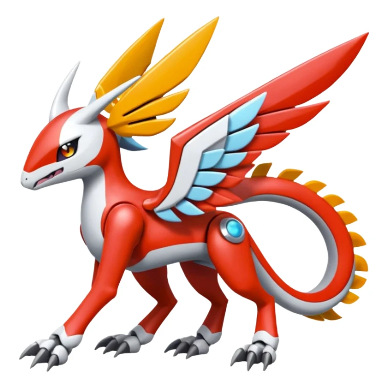 Meloetta-Latias-Koraidon-Medabot-Peppercat-Wargreymon-Protogen-Pokémon-Digimon-Fakémon-fusion-hybrid-creature sticker