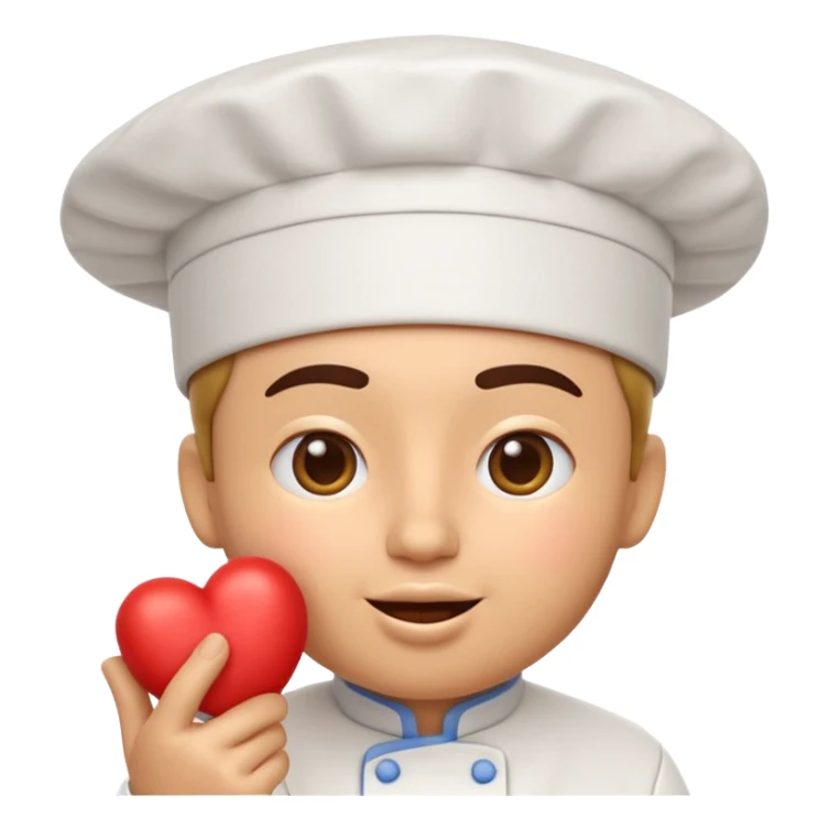 Chef Kiss El Hareketi, 3D rendered emoji, with professional lighting, white background sticker