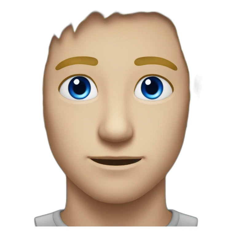 Homme noir aux yeux bleus  sticker